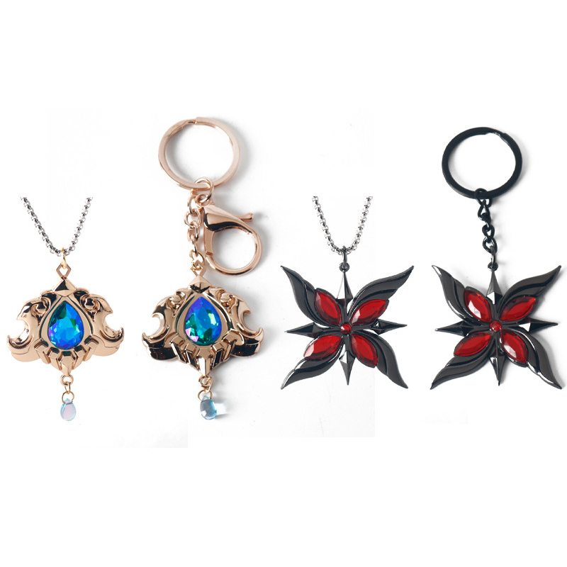 애니메이션 합금 열쇠 고리 목걸이