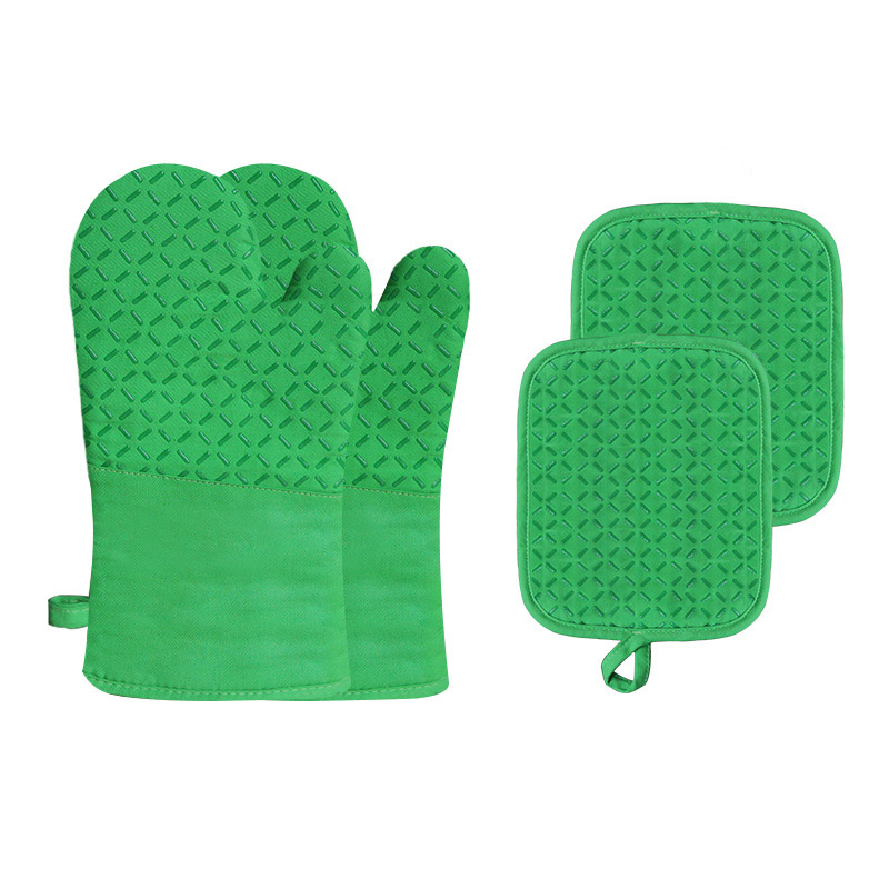 주방 장갑과 냄비 홀더