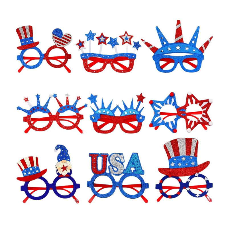 새로운 독립기념일 펜타그램 안경