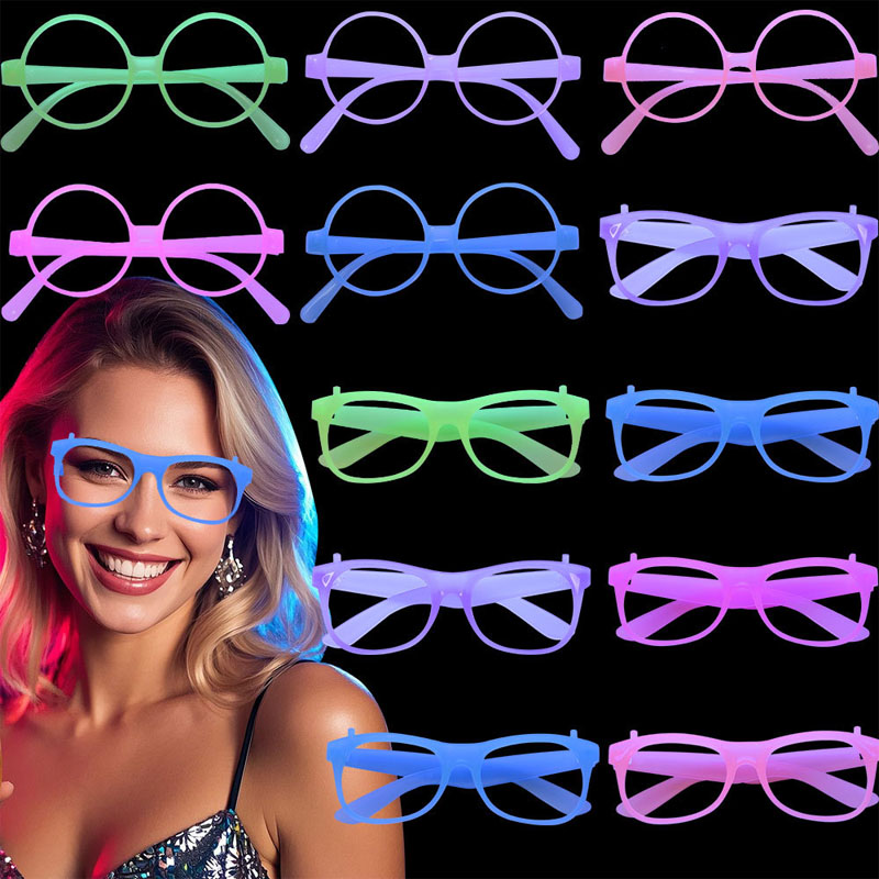 파티 재미있는 야간 조명 빛나는 색상 변경 안경